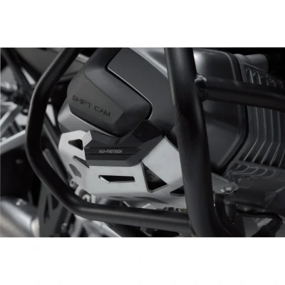 Abbildung von SW MOTECH Zylinderschutz Alu für BMW R 1250 silber/schwarz