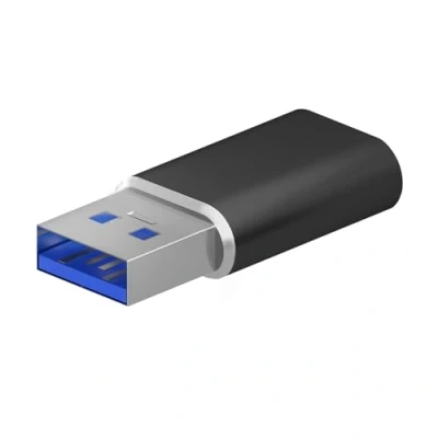 Abbildung von AISENS A108 0678 Mini Adapter USB 3.2 Gen2 / 2.03A, Typ C/H A/M, Schwarz