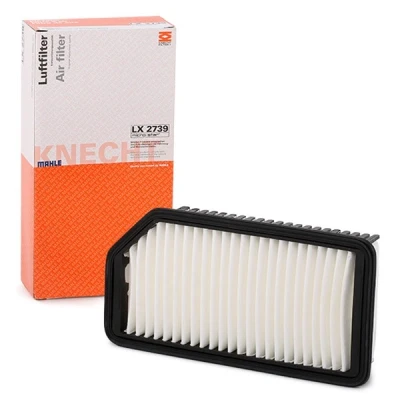 Abbildung von MAHLE ORIGINAL LX 2739 Luftfilter 53,3 131 245,0, 248,0, 245, 248,0 Filtereinsatz HYUNDAI: i20 I Schrägheck, ix20, II KIA: Venga