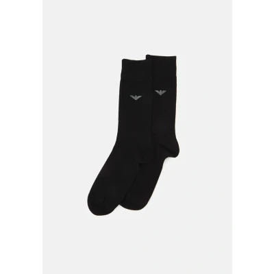 Abbildung von Emporio Armani 2 PACK Socken, Herren, Größe: One Size, Black