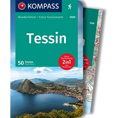 Abbildung von KOMPASS Wanderführer Tessin, 50 Touren mit Extra Tourenkarte: GPS Daten zum Download