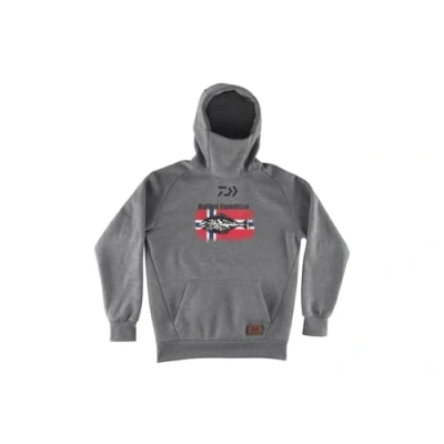 Abbildung von Daiwa D Vec Snood Hoodie Norway Grau L Angelpullover