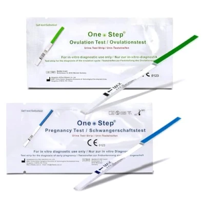 Abbildung von One+Step Kombipaket 50 Ovulationstests und 20 Schwangerschaftstests Fruchtbarkeitstest für Frauen Ovulationstest Eisprung