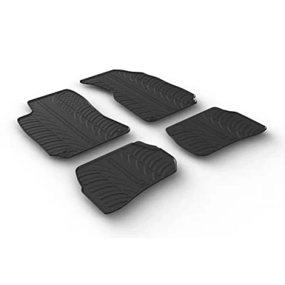 Abbildung von Gledring 0078 Fußmattensatz Gummi vorne und hinten 4 schwarz 750mm 550mm VOLKSWAGEN: Passat B5 GP Variant, Limousine, Limousine