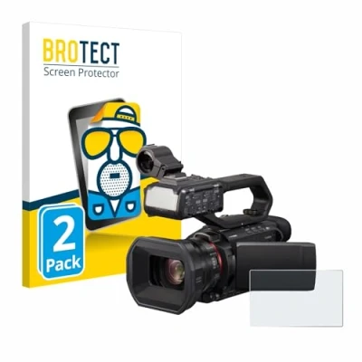 Abbildung von BROTECT Entspiegelungs Schutzfolie für Panasonic HC X2000 (2 Stück) Matte Displayschutz Folie, Anti Reflex, Fingerprint