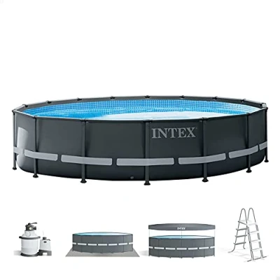 Abbildung von Pool Intex Ultra XTR Rahmen mit Filterpumpe