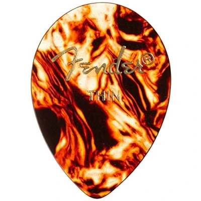 Abbildung von Fender 098 0354 700 354 Shape Picks, 12 Count, Shell, Thin