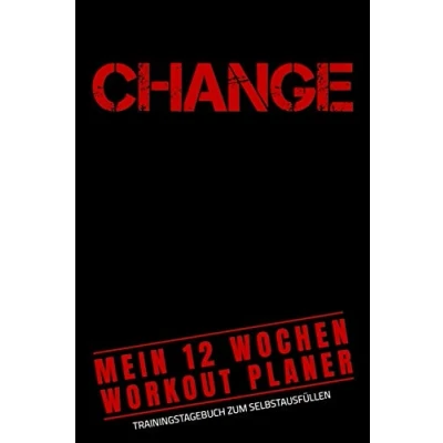 Abbildung von WORKOUT PLANER 12 WOCHEN TRAININGSTAGEBUCH ZUM SELBSTAUSFÜLLEN: A5 I B5 120 Seiten Journal Softcover MUSKELAUFBAU FETTVERBRENNUNG FITNESSTAGEBUCH