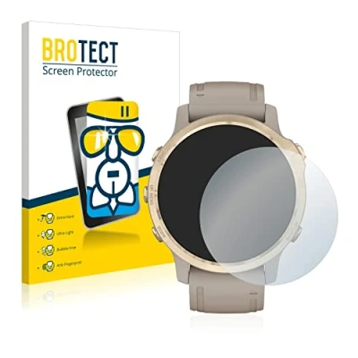 Abbildung von BROTECT Schutzglas für Garmin Fenix 6S Pro Solar Schutzfolie Panzer Folie Glas [Extrem Kratzfest 9H, Anti Fingerprint, Ultra Transparent]