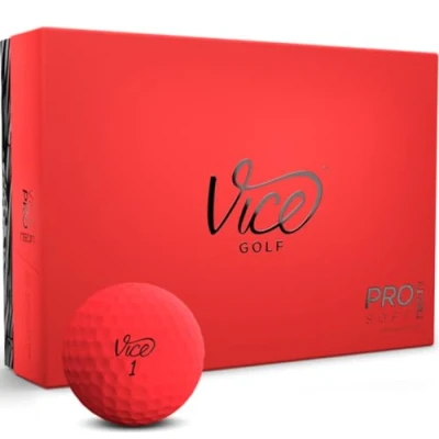Abbildung von Vice Pro Soft Golfbälle, rot (EIN Dutzend)