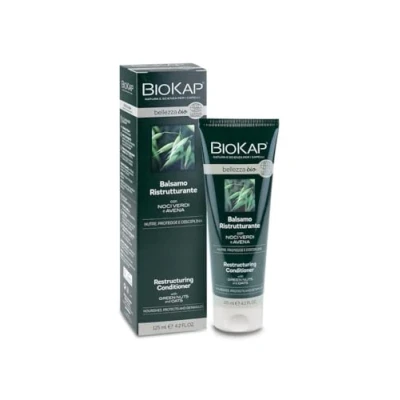 Abbildung von BIOKAP BELLEZZA Bio Restructuring Conditioner 125ml geeignet für alle Haartypen entwirrt und pflegt das Haar Extrakte VEGAN