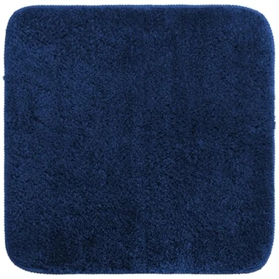 Abbildung von Brandsseller Badematte 50x50 cm Badteppich Badvorleger Badezimmerteppich Duschvorleger Dunkelblau
