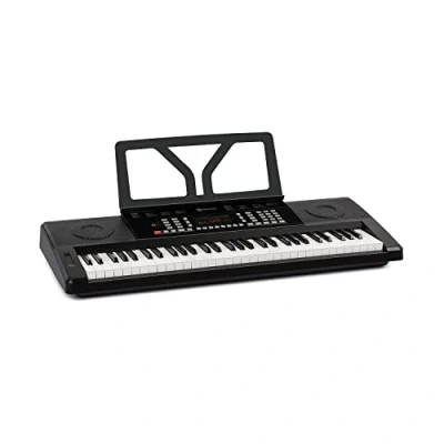 Abbildung von Schubert Etude 61 MK II Digital Keyboard Tasten Keyboard, Tasten, Klavier, E piano, Lern und Aufnahmefunktion, 50 Demo Songs, 300 Klänge/Rhythmen, Netz Batteriebetrieb, schwarz