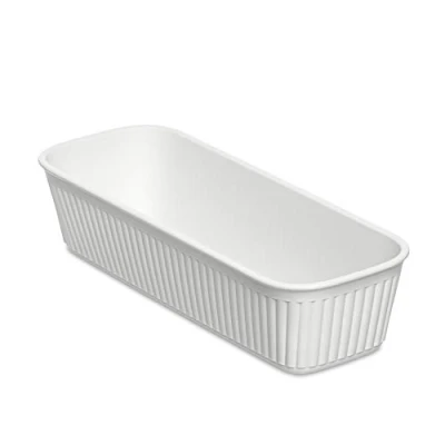 Abbildung von Tatay Schublade Organizer dünner Baobab, Polypropylen, BPA frei, weiß. Maßnahmen 9 x 24 5,6 cm