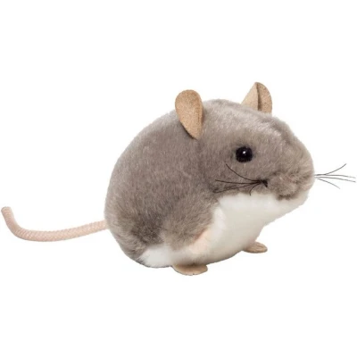Abbildung von Teddy Hermann® Kuscheltier Maus grau, 9 cm, zum Teil aus recyceltem Material