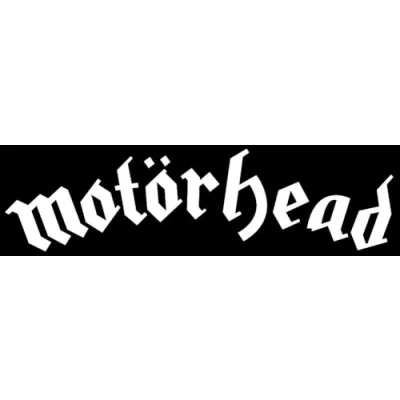 Abbildung von Motörhead Logo Aufkleber Sticker Heckscheibenaufkleber Lemmy ca. 100x28 cm weiß