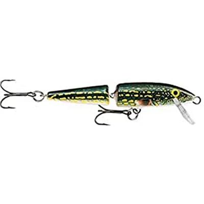 Abbildung von Rapala Jointed Angelköder Angelzubehör aus Balsaholz Süßwasser Spinnköder Lauftiefe 1.2 2.4m Fischköder 11cm, 9g Hergestellt in Estland Pike