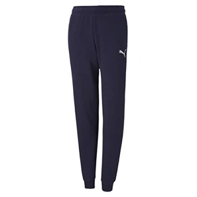 Abbildung von Puma Fussball Teamsport Jogginghose für Kinder, Größe: 152, Blau