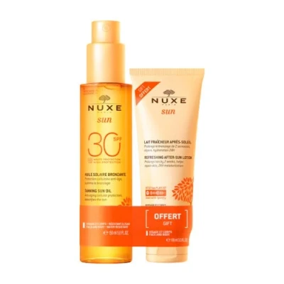 Abbildung von NUXE Sun Duo: Sonnenöl LSF 30 + After Milch Gratis 1 P