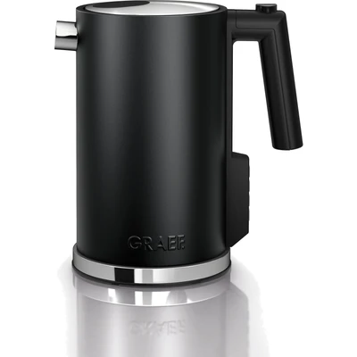 Abbildung von Graef Wasserkocher &quot;WK 902&quot;, 1,2 l, 2015 W, mit Temperatureinstellung, schwarz matt