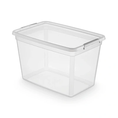 Abbildung von ORPLAST BaseStore Box + Deckel 60 Liter 58,5 x 39,5 38cm transparent