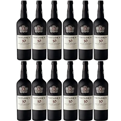 Abbildung von Taylor’s Port Tawny 10 Years Old Portwein süß rot Portugal I Visando Paket (12 Flaschen)