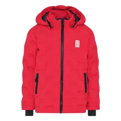 Abbildung von LEGO kidswear Winterjacke für Kinder, Größe: 128, Red
