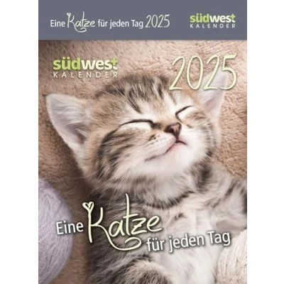 Abbildung von Eine Katze für jeden Tag 2025 Tagesabreißkalender zum Aufstellen oder Aufhängen