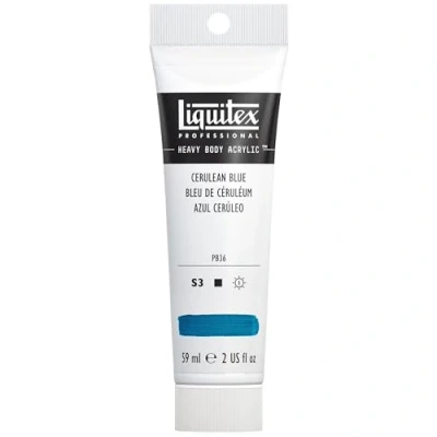 Abbildung von Liquitex 1045164 Professional Heavy Body Acrylfarbe in Künstlerqualität mit ausgezeichneter Lichtechtheit buttriger Konsistenz, 59ml Tube Cölinblau