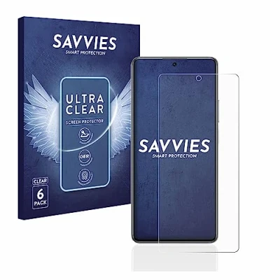 Abbildung von Savvies 6 Stück Schutzfolie für Xiaomi 11T Pro Displayschutz Folie Ultra Transparent