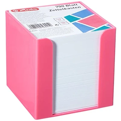 Abbildung von Herlitz 50015887 Zettelkasten 9 x cm mit 700 Blatt, indonesia pink