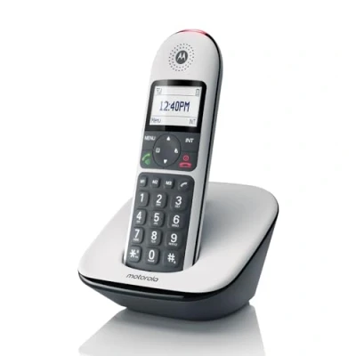 Abbildung von MOTOROLA CD5001 Telefono DECT Teclas Grandes Blanc
