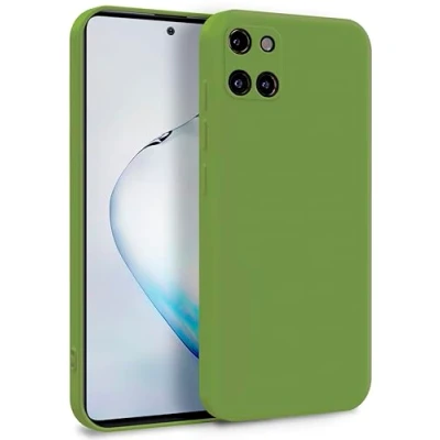 Abbildung von MyGadget Hülle für Samsung Galaxy Note 10 Lite Zweilagige Handyhülle mit Kameraschutz Cover Innenfutter &amp; Silikon außen Grün