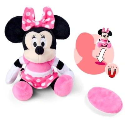 Abbildung von SIMBA 6315870461 Disney Minnie Maus Schulter Kuscheltier (12 cm) Mouse als magnetische Plüschfigur zum Mitnehmen, Spielzeug für Fans &amp; Kinder ab 0 Jahre