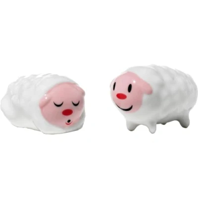 Abbildung von Weihnachten: Alessi Weihnachtsfiguren Kleine Schäfchen AMGI10SET3 2 Stück von Massimo Giacon