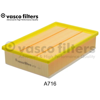Abbildung von DAVID VASCO A716 Luftfilter 57 180 281 rechteckig Filtereinsatz mit Vorfilter FORD: Transit Mk7 Kastenwagen, Mk6 Bus