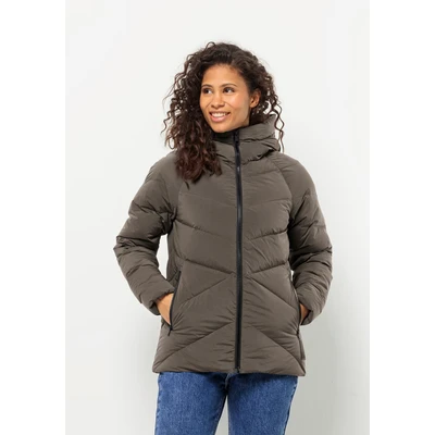 Abbildung von Jack Wolfskin Marienplatz Daunenjacke, Damen, Größe: Medium, Cold coffee