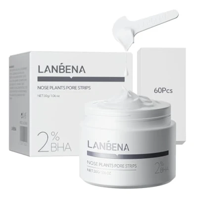 Abbildung von LANBENA Mitesser Entferner Peel Off Maske für Nase, Gesicht, Kit mit LANBENA,1.05oz