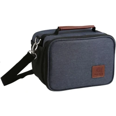 Abbildung von Umami Lunchtasche 4L, Klein lsoliertasche Picknicktasche Thermostasche Mittagessen Tasche Lunchbag Herren/Damen, Kliene Kühltasche für Büro, Meal Prep und Picknick, Lunch Bag
