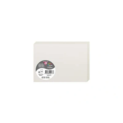 Abbildung von Clairefontaine 2477C Packung mit 25 Doppelkarten Pollen, 210g, in Format C6, 110 x 155mm, hellgrau