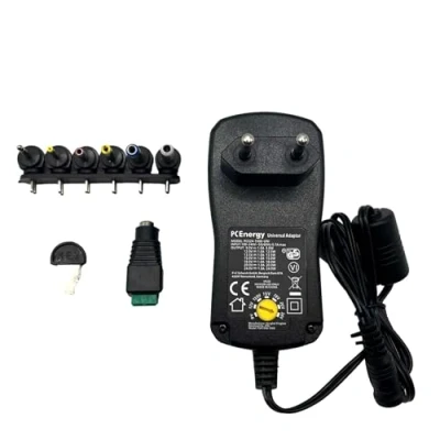 Abbildung von Universal Steckernetzteil, 9 24V DC, 1A, 24W mit 6 Steckern + Terminal Adapter