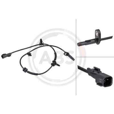 Abbildung von A.B.S. 30184 ABS Sensor aktiver 710 790 39 schwarz TESLA: Model 3