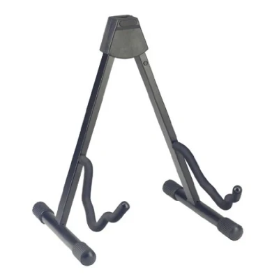 Abbildung von Stagg SGA108BK Klappbarer Universal Gitarrenständer, A Form, für Akustik und E Gitarren