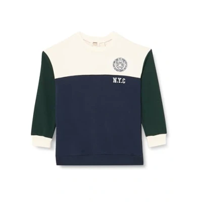 Abbildung von Koton Boys Sweatshirt Long Sleeve Crew Neck Printed Detail Color Block Soft Interior
