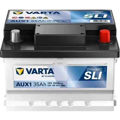 Abbildung von VARTA DYNAMIC AUX 535106052K262 Batterie 12V 35Ah 520A B13 MERCEDES BENZ: SL Cabrio, S Klasse Limousine, Cabrio