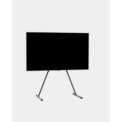 Abbildung von Pedestal Viva TV Ständer für 40 bis 70 Zoll Hochwertiger Stand in Modernem Design Robuste Standfüße aus Stahl Stilvoller Standfuss mit Schrägen Beinen und Abgerundeten Füßen (Schwarz)