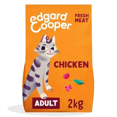 Abbildung von Edgard&amp;Cooper Adult Huhn Katzenfutter 2 kg...