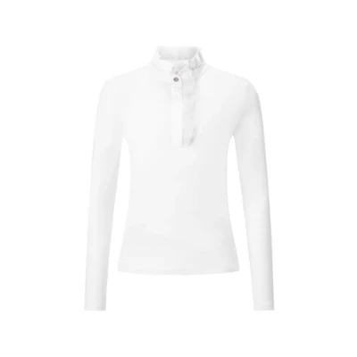 Abbildung von Rich &amp; Royal MIT Goldenem Langarmshirt, Damen, Größe: 38, White