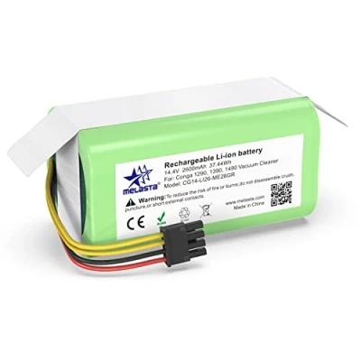 Abbildung von melasta 14,4V 2600mAh Li Ion Akku Compatible with Cecotec Conga 1290, 1390, 1490, 1590 Staubsauger