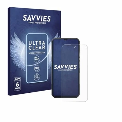 Abbildung von Savvies 6 Stück Schutzfolie für Oukitel WP35 5G Displayschutz Folie Ultra Transparent